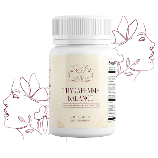 Thyrafemme Balance supplement bottle